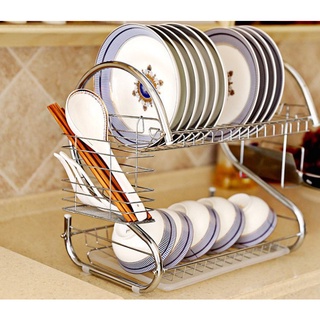 Kệ , chạn up bát đĩa bằng inox 2 tầng đa năng tiện ích