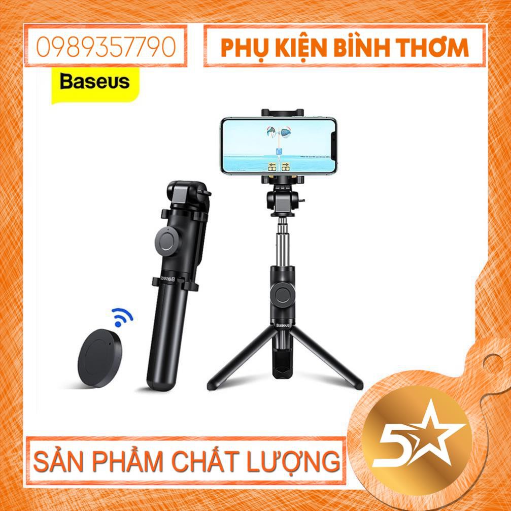 Gậy Chụp hình Tự Sướng/ Live Stream Tích Hợp Tripod Rút Gọn - Baseus Fully Folding Selfie Stick