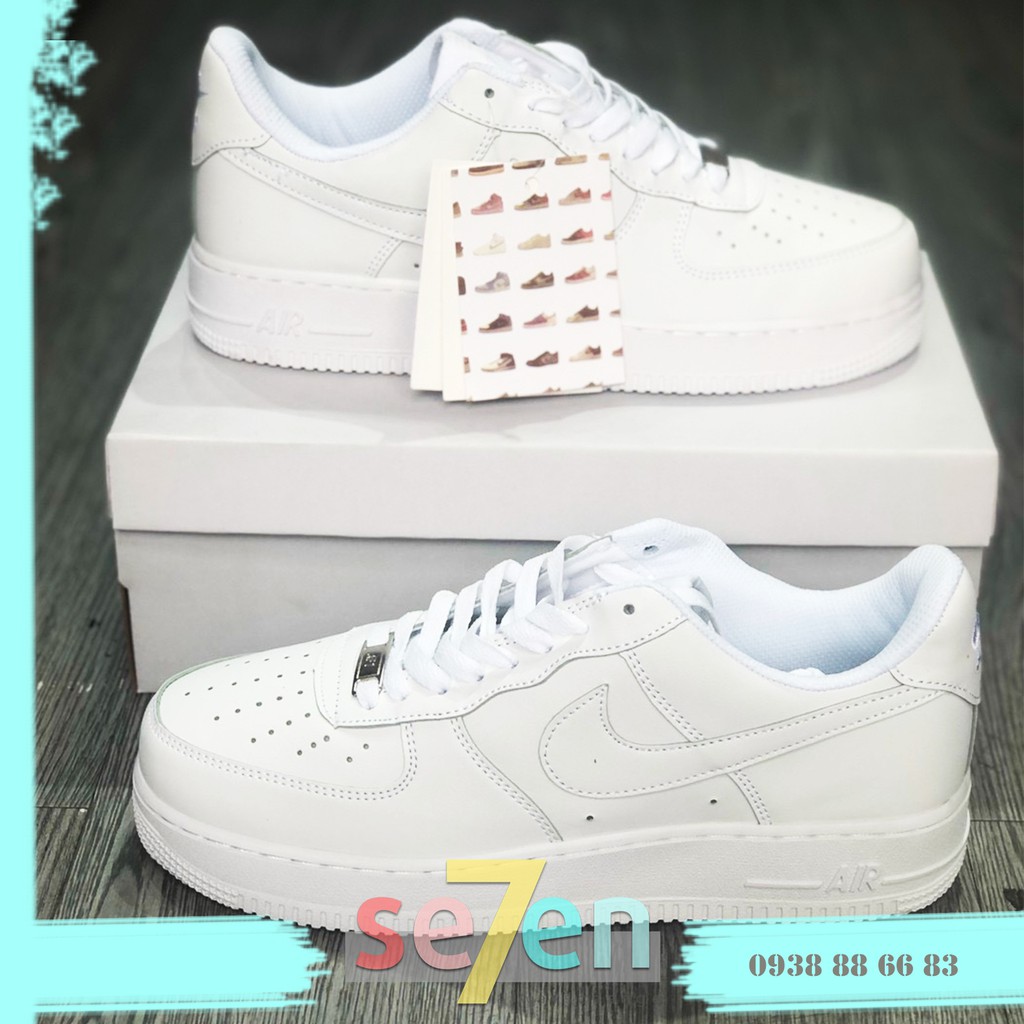 Giày AF1 full trắng mới nhất, siêu phẩm năm nay, fullsize 36-43 [form chuẩn đep] | BigBuy360 - bigbuy360.vn