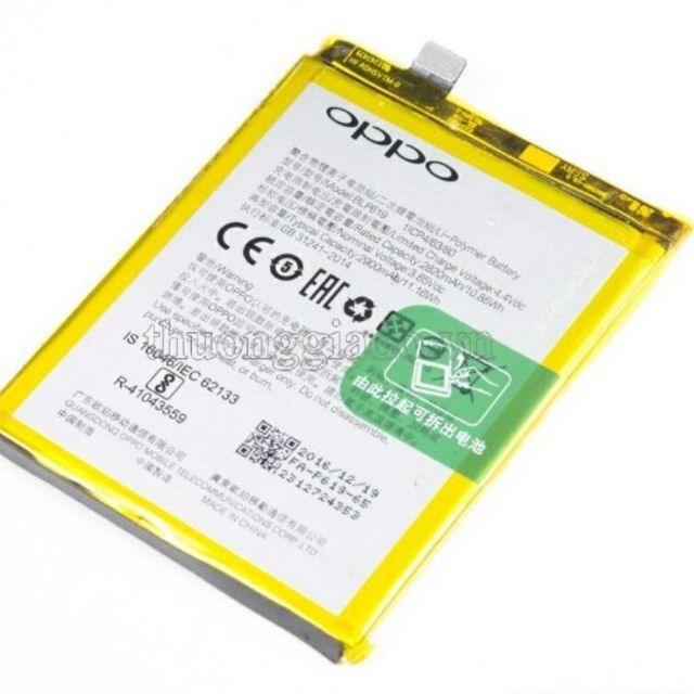Pin Oppo Neo 9s/A39/F3 LITE/A57/A57t/BLP619 xịn mới 100% có bảo hành