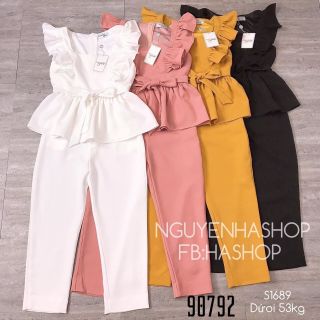 sét bộ đũi dài tay cánh tiên sang chảnh dạo phố