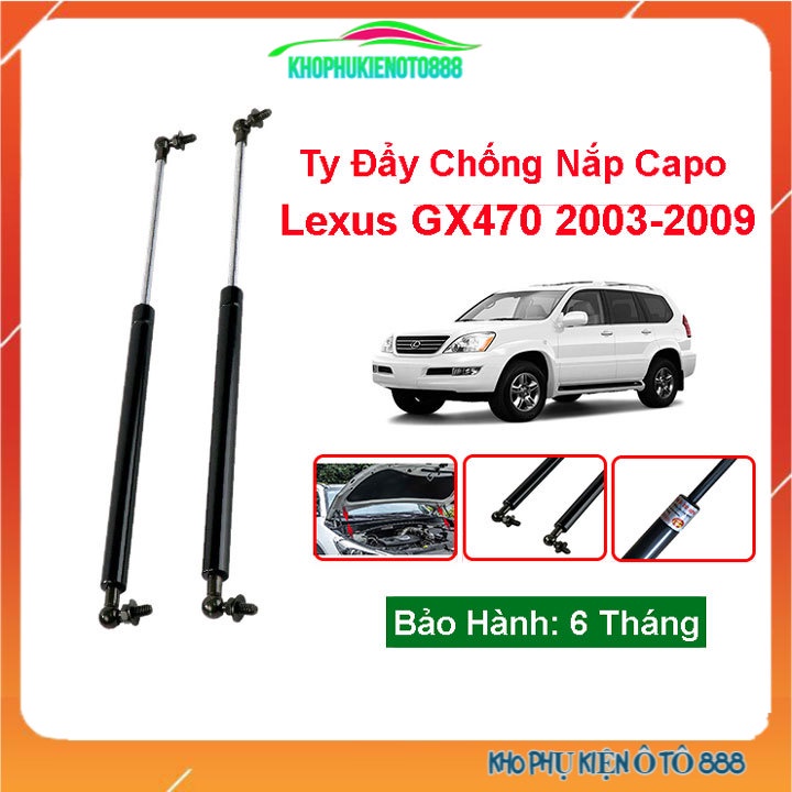 Ty capo Lexus GX470 2003-2004-2005-2006-2007-2008-2009 hỗ trợ mở nắp ca pô tự động dễ dàng