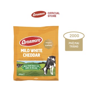 Phô mai Cheddar trắng Avonmore 200g - Avonmore white cheddar cheese 200g