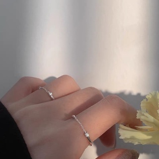 [silver925] Nhẫn Bạc Xích Nối