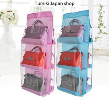 túi đựng túi xách chống bụi cao cấp 6 ô