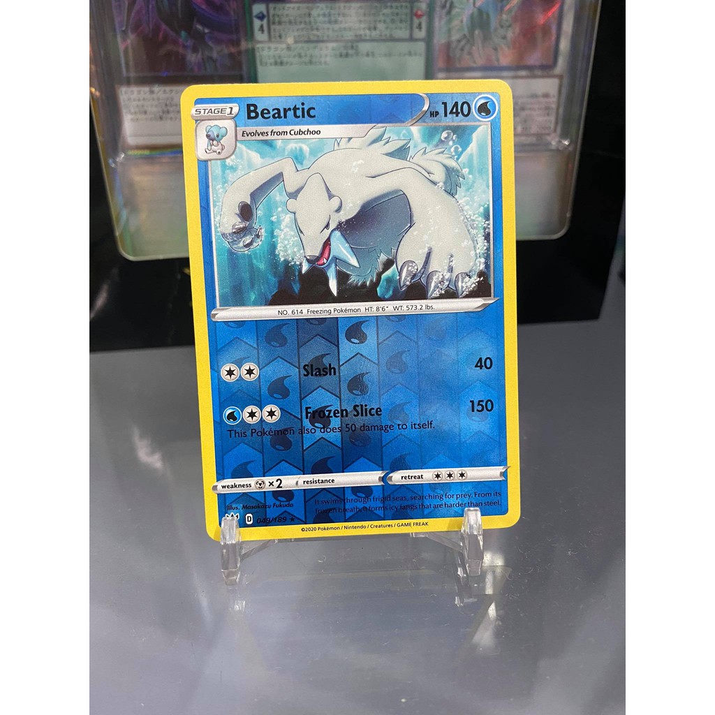 [ Dưa Hấu Yugioh ] Lá bài thẻ bài Pokemon Beartic