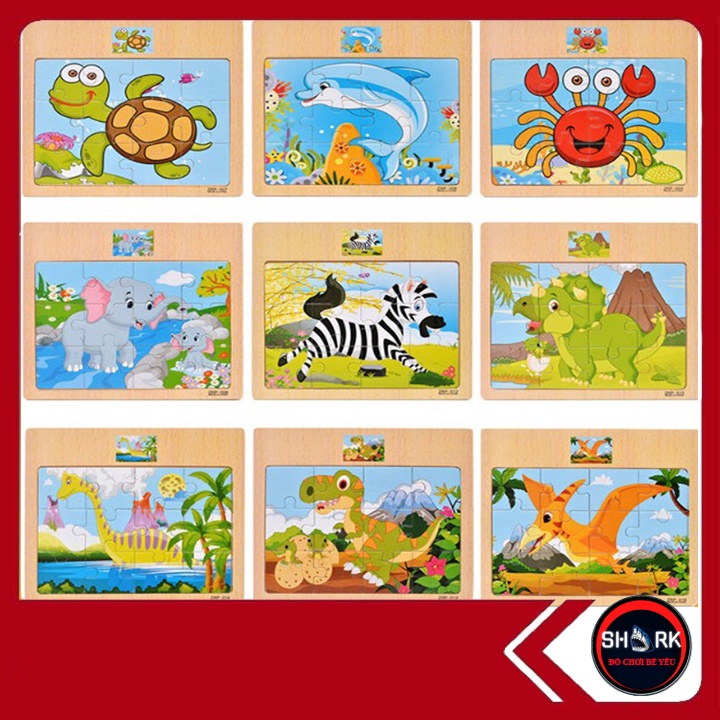 Đồ chơi tranh ghép 12 miếng cho bé