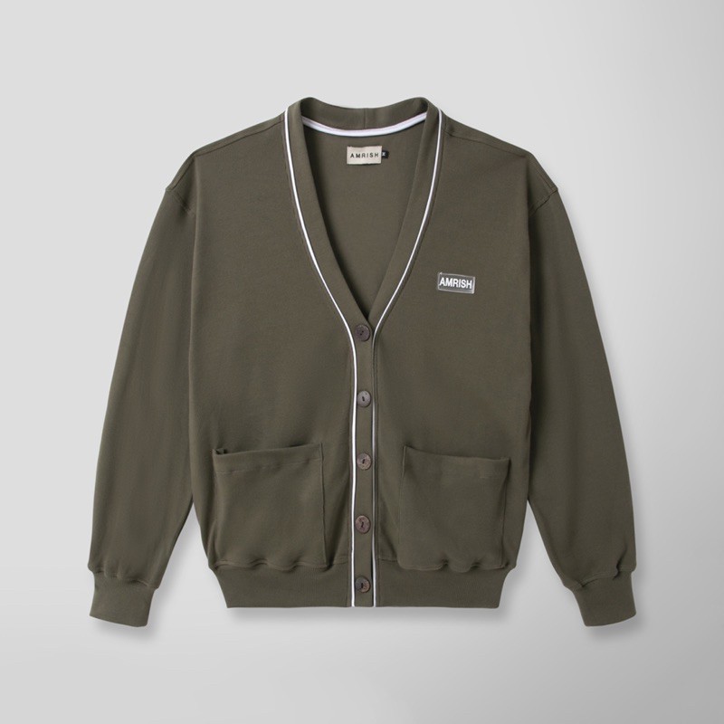 Áo khoác Cardigan Basic Line Logo Amrish