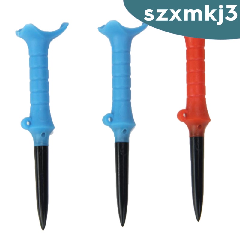 [In stock] 3 Pieces Plastic Golf Tees Oriented Guide Rotatable Flex Tees Guide Tee