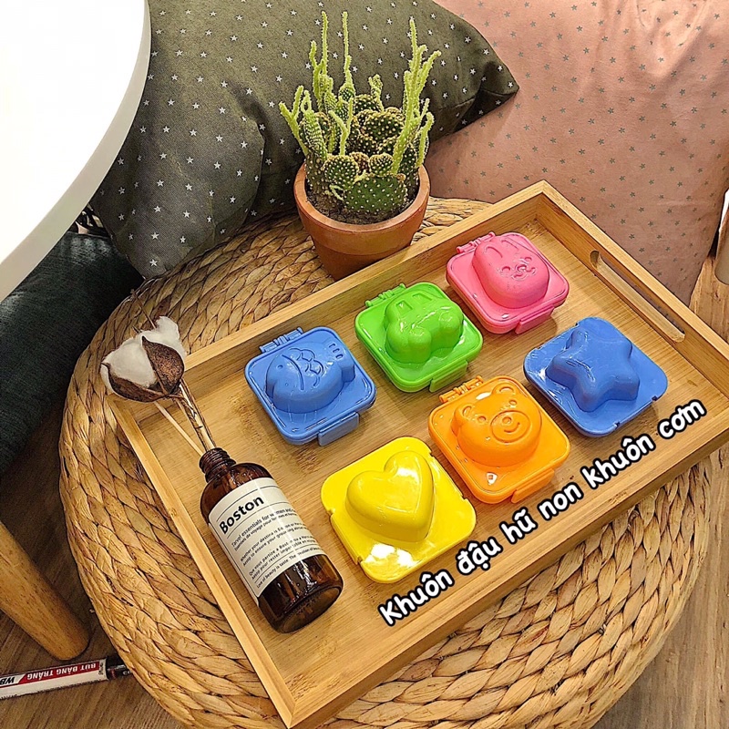 Khuôn bento tạo hình cơm, bánh, Yến mạch cho bé ăn dặm