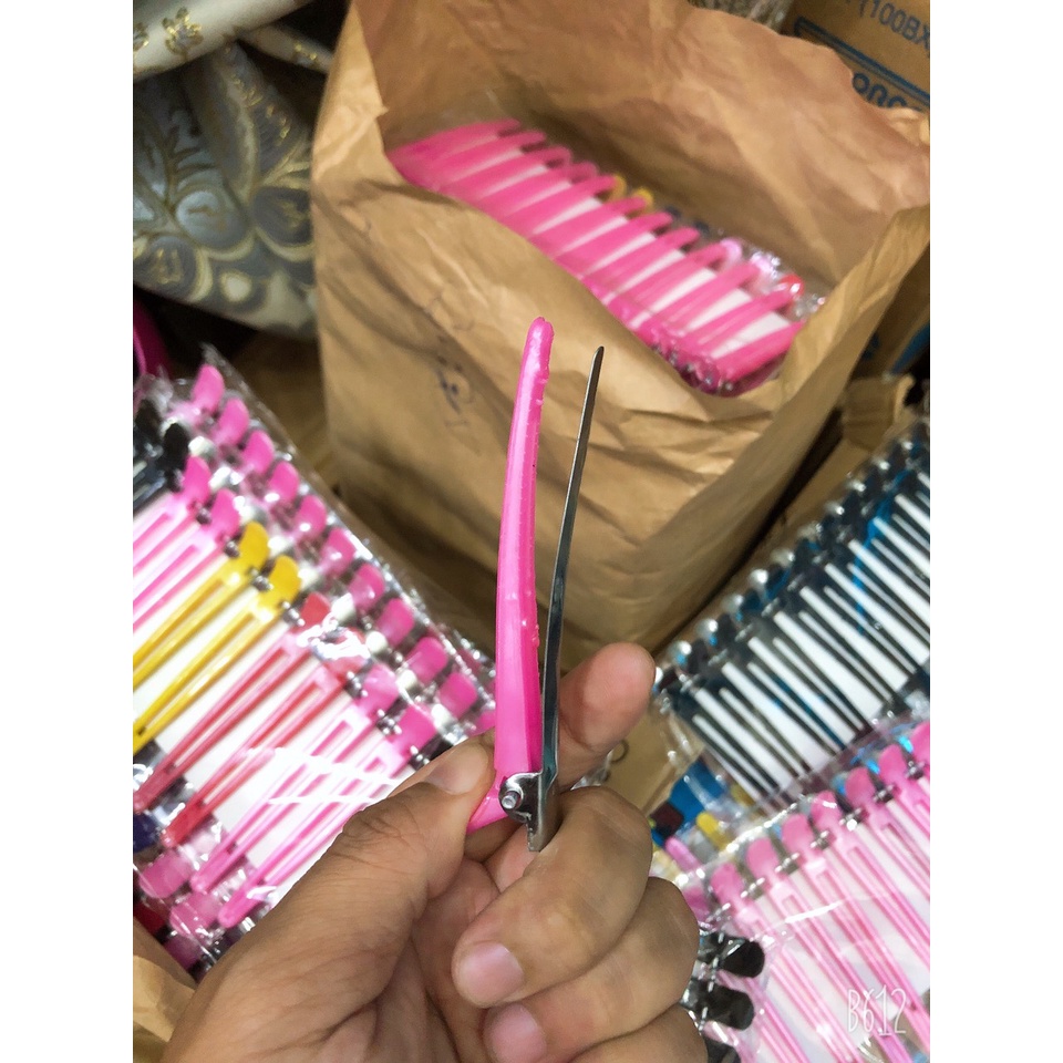 Kẹp vịt phổ thông cho salon vỹ 12 cái
