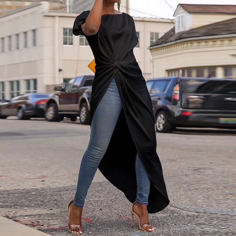 Áo kiểu tay ngắn ZANZEA thiết kế độc đáo có size lớn