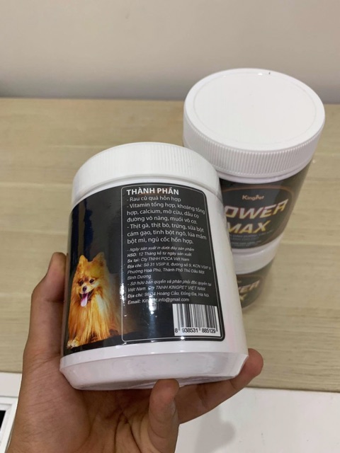 Bột Dinh Dưỡng dành cho chó kén ăn Power Max