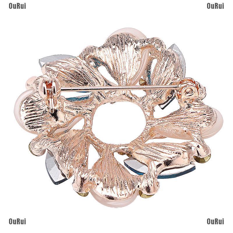 Ghim Cài Áo Hình Bông Hoa Thanh Lịch Dành Cho Nữ