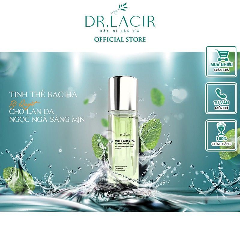 Toner Tinh Thể Bạc Hà Mint Crystal Dr.Lacir 100ml