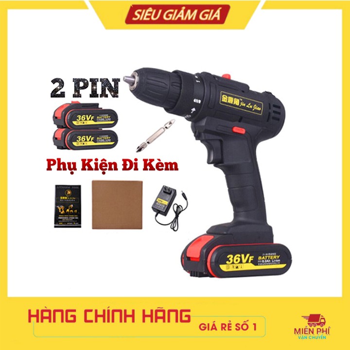 Máy khoan, bắt vít dùng pin Lugiao 36V 2PIN
