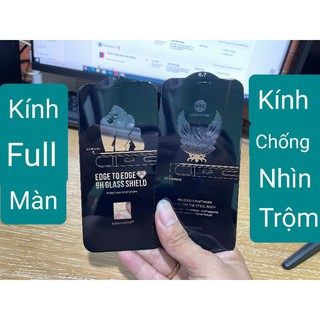 Kính Cường Lực IPHONE 14 PRO MAX/13/12/11/XSMAX/XR/12 PRO MAX full màn và Chống Nhìn Trộm Iphone Kingkong không hộp