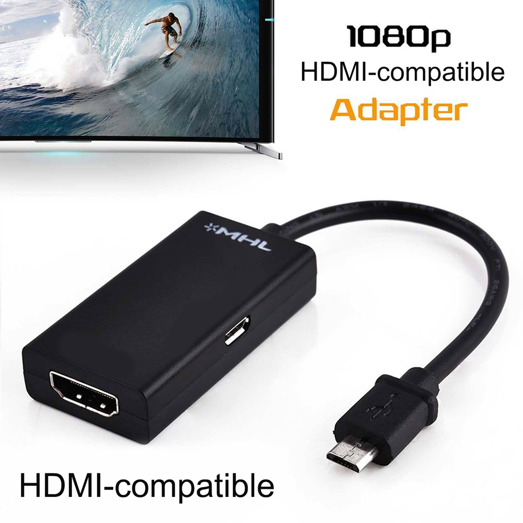 Bộ Chuyển Đổi Calcuta S2 Mhl Micro Usb Sang 1080p Hdmi-Compatible Cho Android Samsung Huawei