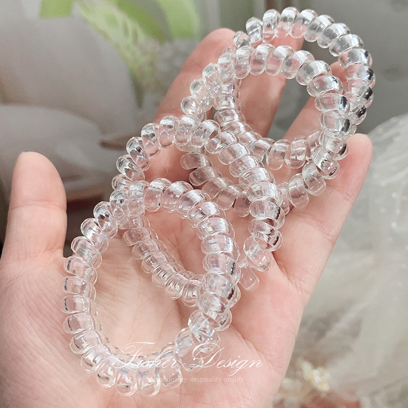 Dây thun cột tóc lò xo đơn giản thời trang nữ giá rẻ CT05