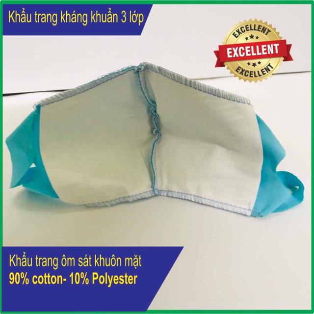 10 cái khẩu trang vải 3 lớp | BigBuy360 - bigbuy360.vn