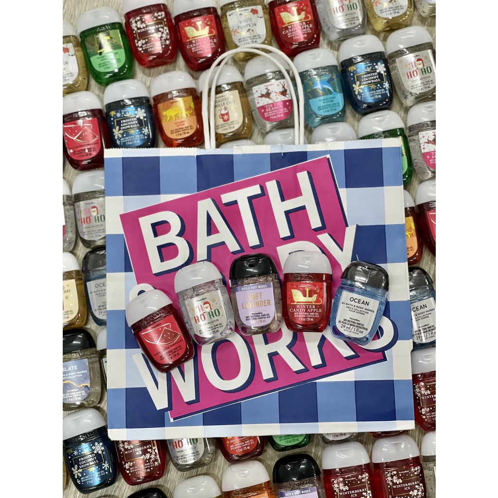 Gel rửa tay khô , Bath and Body Works 59ml , Hand sanitizer gel (mùi ngẫu nhiên)