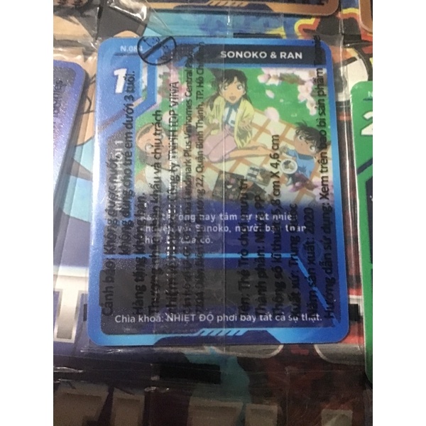 Thẻ đen Sonoko & Ran Conan Toonies