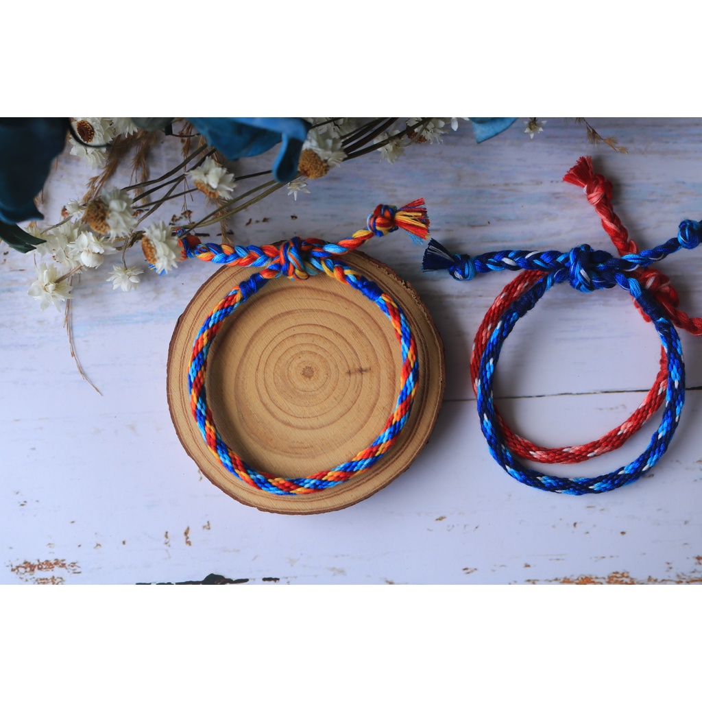 Vòng tay chân handmade kumihimo cho nam nữ