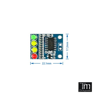Mạch Báo Dung Lượng Ắc Quy LED 4 Vạch