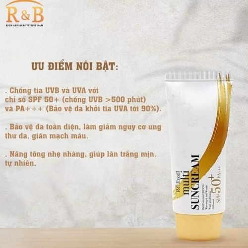 Kem chống nắng daily beauty hàn quốc nâng tone,  kiềm dầu cho da dầu mụn, da nhạy cảm 60ml