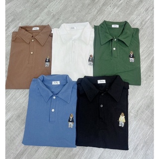 Áo phông polo hình gấu