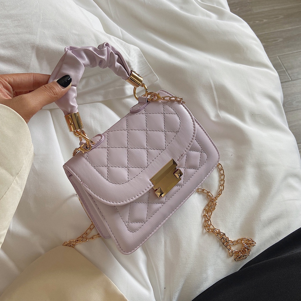 Túi Đeo Chéo Hình Thoi Đơn Giản Phong Cách Hàn Quốc Thời Trang 2022 Dễ Phối Đồ Cho Nữ