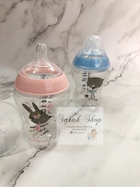 Bình sữa nhựa  chống sặc Tommee Tippee