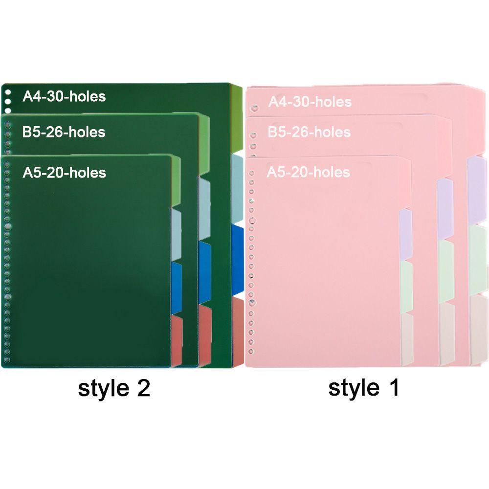 FAY Dụng Cụ Phân Chia Chỉ Số Bằng Nhựa Nhiều Màu Sắc Tiện Dụng Cho Notebook