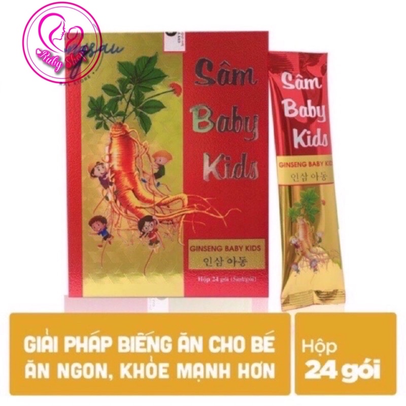 [Chính hãng] Sâm baby kids hỗ trợ bé biếng ăn, chậm tăng cân