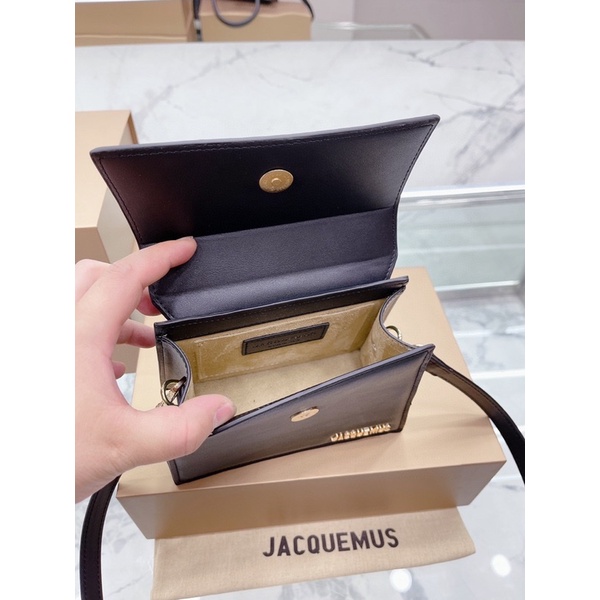 TÚI JACQUEMUS SIZE 18CM DA BÒ