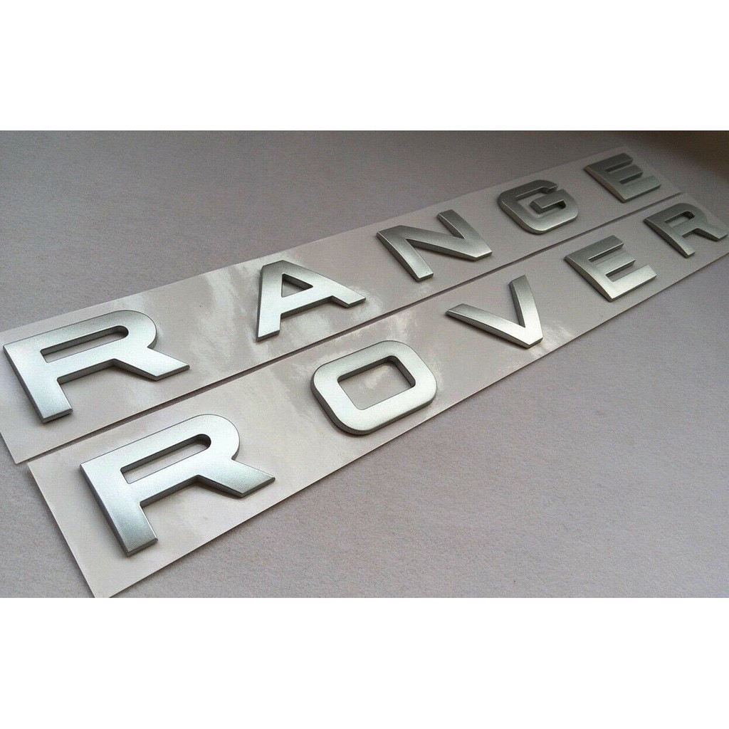 Tem Logo Chữ Nổi RANGE ROVER Dán Tráng Trí Ô Tô Xe Hơi