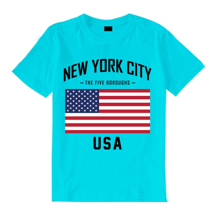 ÁO THUN NAM NỮ NEW YORK CITY VẢI THUN COTTON MỀM MỊN