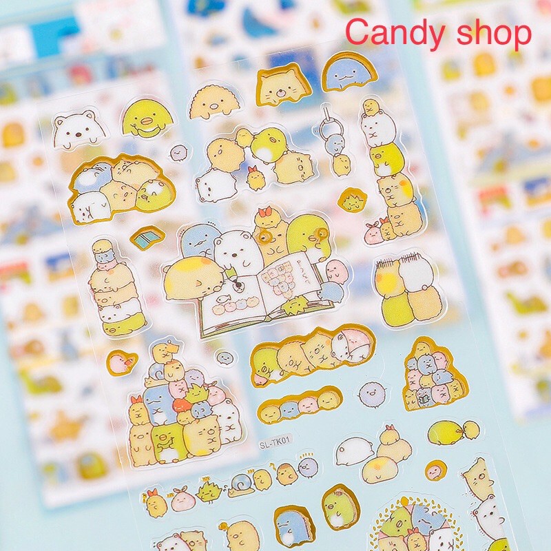 Sticker trang trí molang