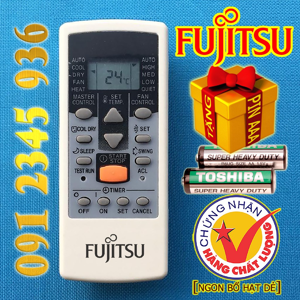 Điều khiển Fujitsu &quot;HÀNG ĐẸP&quot; cho điều hòa. (Mẫu số 2)