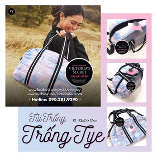 (Túi Bill Mỹ  79) Túi Tie-dye không đụng hàng, nhỏ gọn, mềm mịn cá tính - Victoria's Secret USA