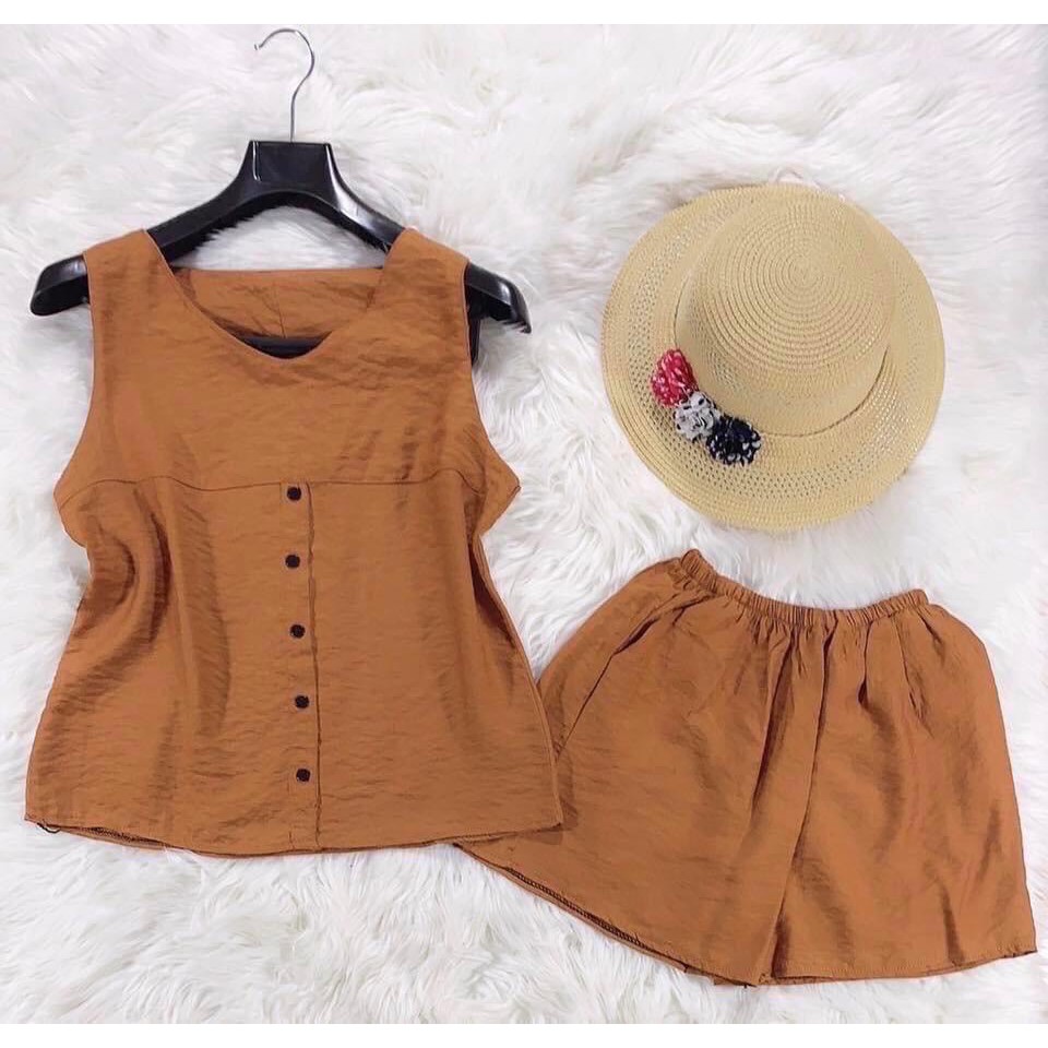 Bộ nữ mặc nhà 🌸FREESHIP🌸  Bộ Đũi Cúc 🌸FREESHIP🌸  Bộ Ngủ Mới Nhất 2020 | BigBuy360 - bigbuy360.vn