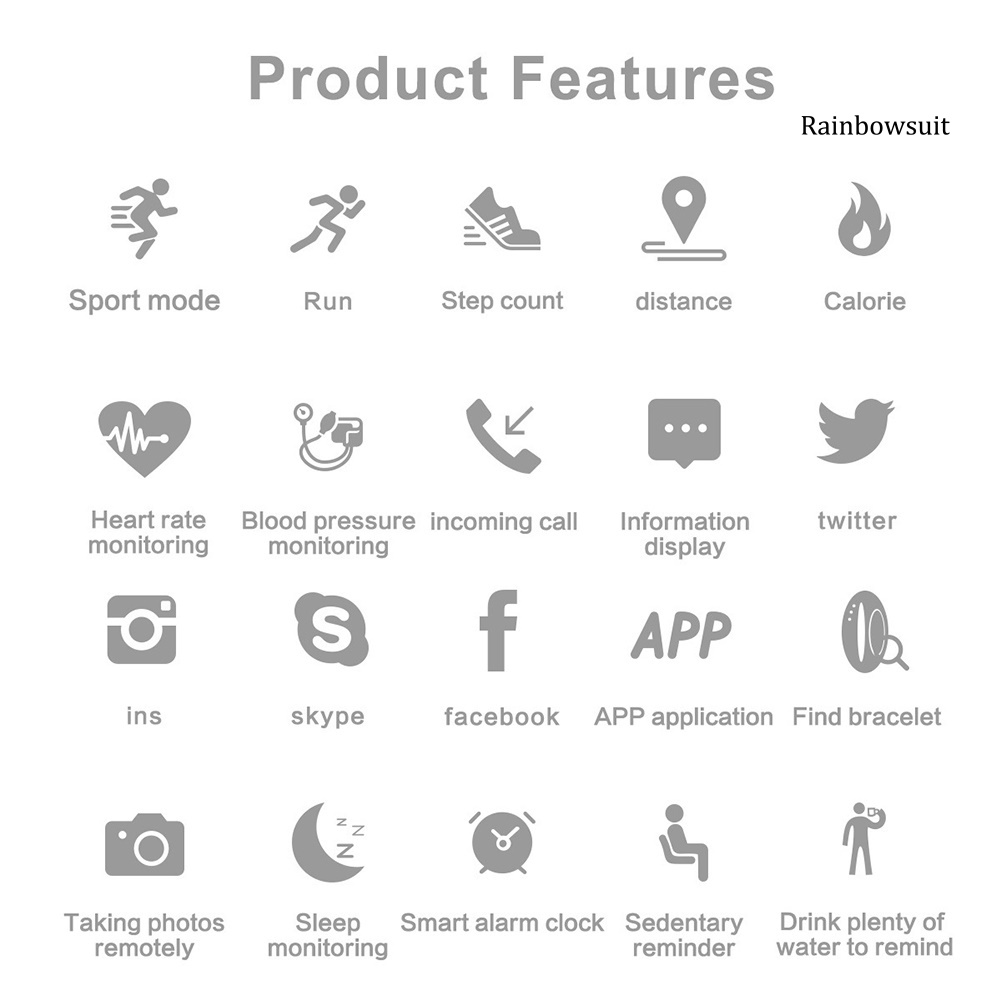 Vòng Đeo Tay Thông Minh Theo Dõi Giấc Ngủ M5 Màn Hình Cảm Ứng