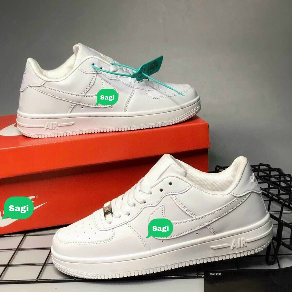 Giày af1 air force 1 trắng full box, giày thể thao và sneaker nam nữ unisex