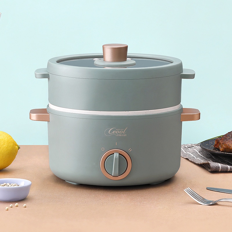 Youpin Nồi điện đa năng gia dụng Chảo điện mini sinh viên ký túc xá Chảo điện nấu ăn nhỏ