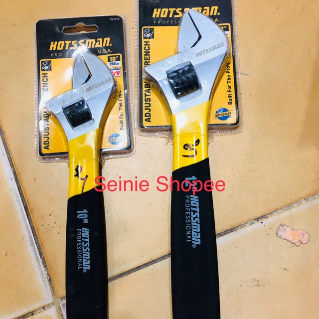 Mỏ lết bọc nhựa HOTSMAN 10”, 12”