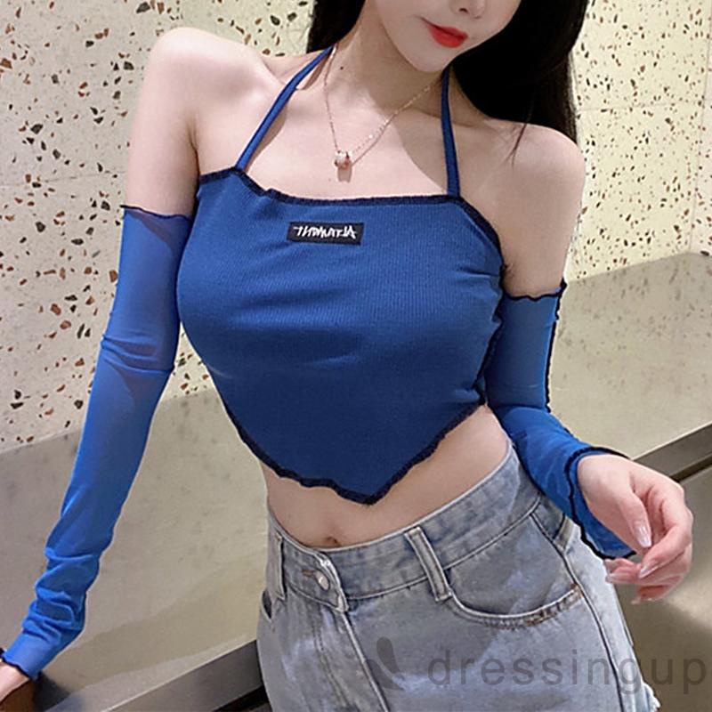 Áo nữ không tay có dây đeo vai thời trang quyến rũ