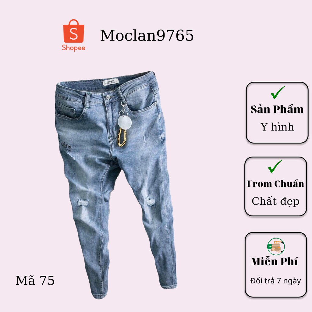 Quần jean nam cao cấp, chất liệu bò ( jean ) mềm mịn, from chuẩn, có nhiều mẫu đi kèm Moclan89 | BigBuy360 - bigbuy360.vn