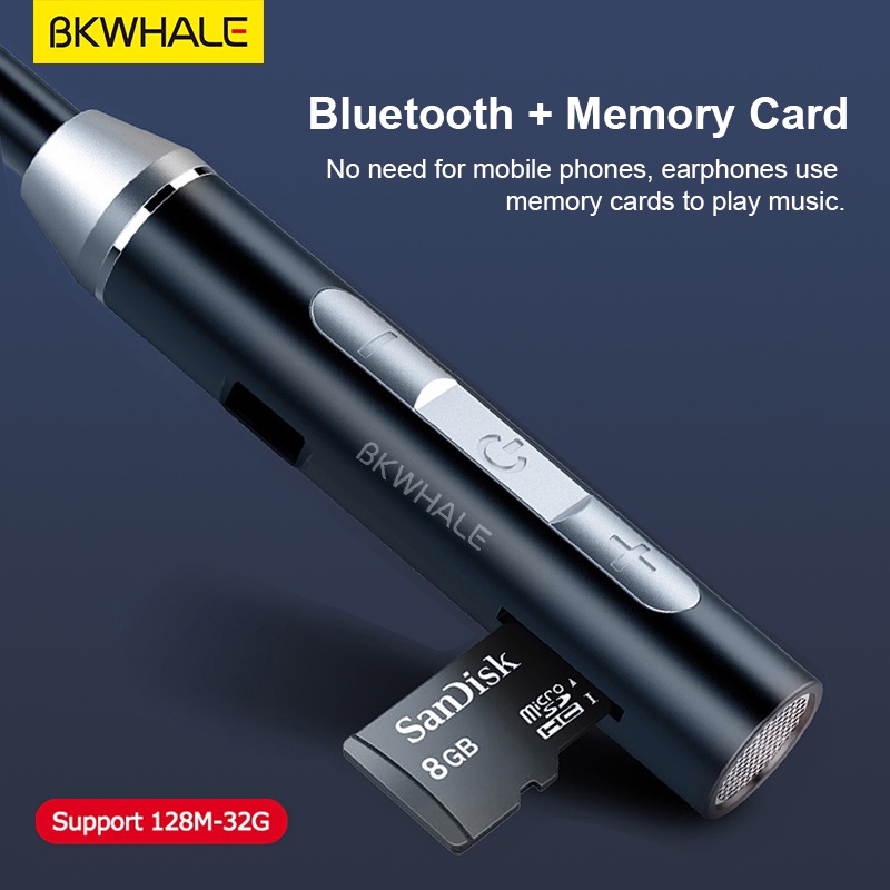 Tai Nghe Chơi Game Bluetooth 5.1 Có Mic Đeo Cổ BKWHALE GB-07