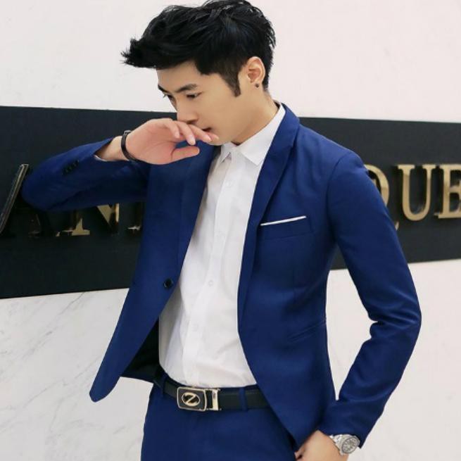 Áo vest nam 2 lớp lịch lãm đẳng cấp quý ông một khuy lịch lãm