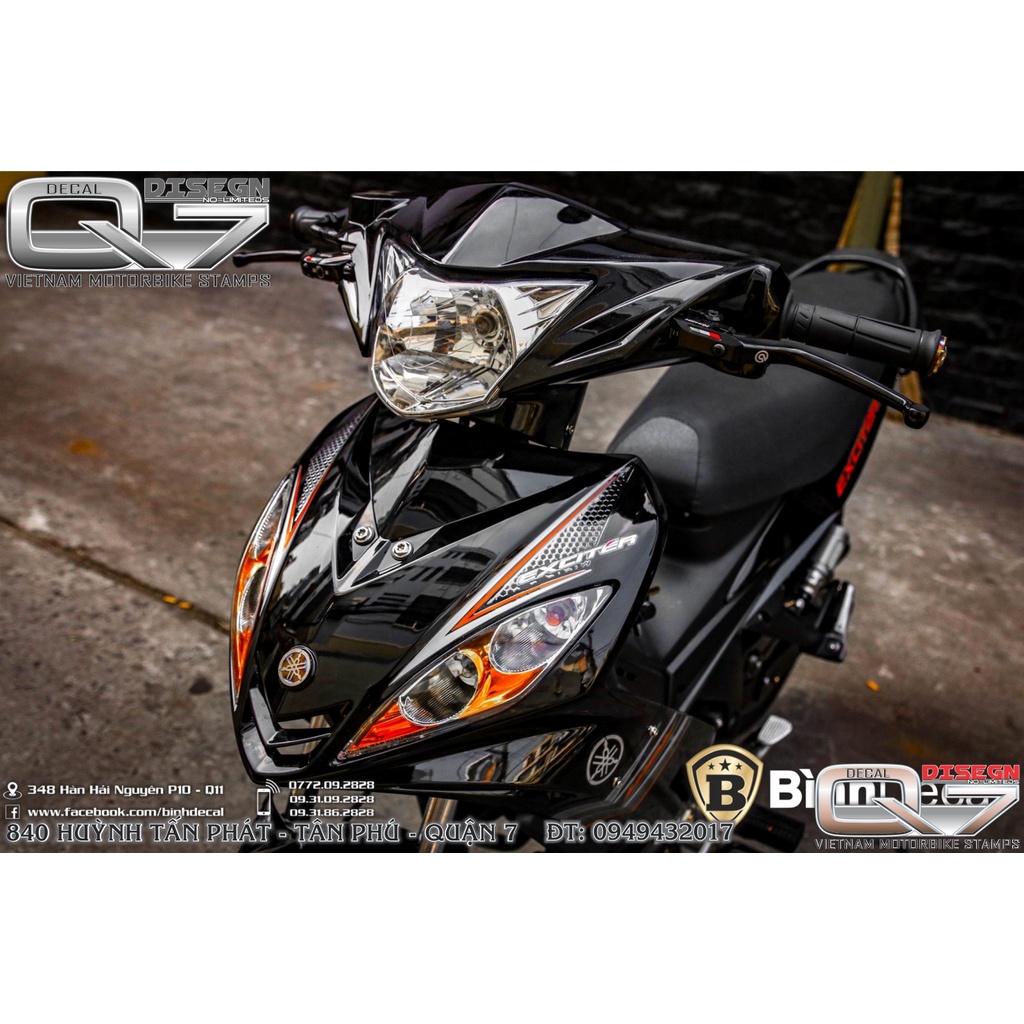 TEM RỜI EXCITER 2010 ĐEN CAM